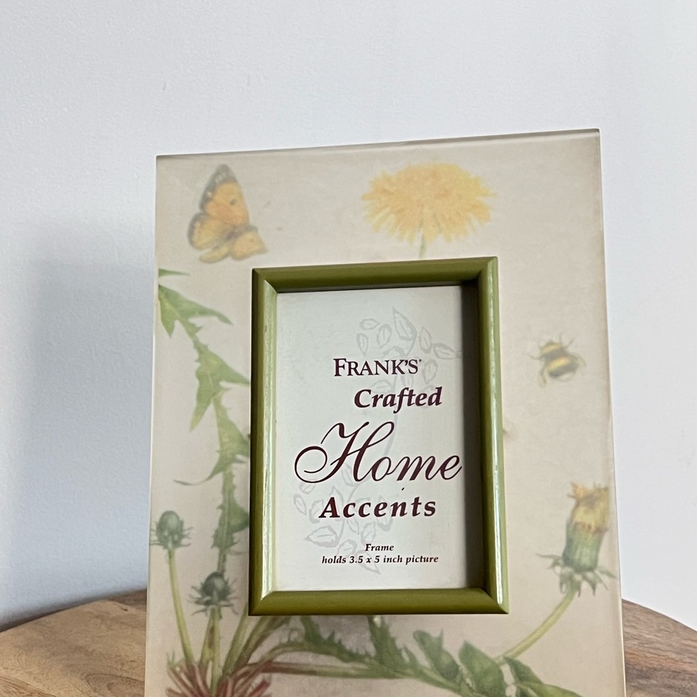Crafted Home Accents Floral Picture Frame